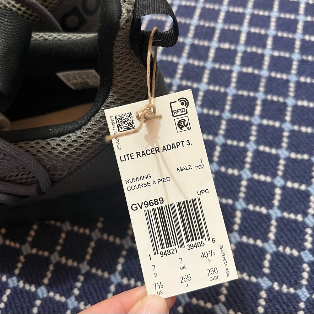 NWT Adidas Lite Racer Adapt Sneakers - Picture 4 of 9